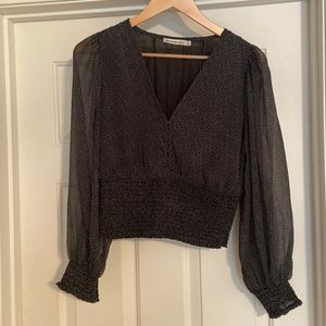 Abercrombie & Fitch size small polka dot blouse